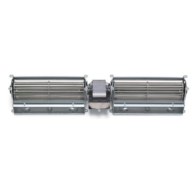 Dupla keresztáramú ventilátor Fergas pellet kályhákhoz Cadel, Ravelli, Edilkamin és mások, Ø60 mm, átfolyás 168 m³/h, 360 mm - Pellet kályha fúvók és ventilátorok