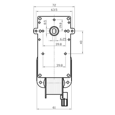 Üreges tengelyű pellet kályha hajtóműves motor Kenta K9117057, 2rpm Edilkamin és mások - Termék összehasonlítása