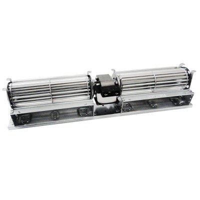 Dupla keresztáramú ventilátor pellet kályhákhoz Cadel, Ravelli, Edilkamin és mások, Ø60 mm-rel, áramlási sebesség 168 m³/h - Pellet kályha fúvók és ventilátorok