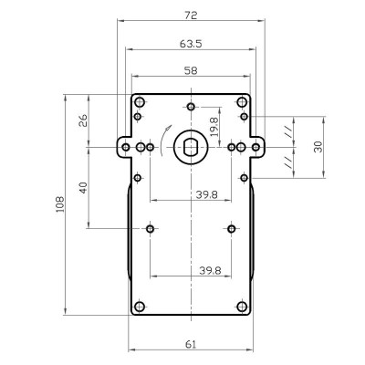 Üreges tengelyű pellet kályha hajtóműves motor Kenta K9117157, 5RPM pellet kályhához Cadel, Deville, Eurofiamma, Italflame, Karmek One, Puros, Qlima, Zibro, Eurostek, Ambiente e Calore, Bestfire, Eurostek, Fair, Italiana Camini, King Fire, Mecatech, MG, Puros, Tecnoflam, TMC és mások - Kenta