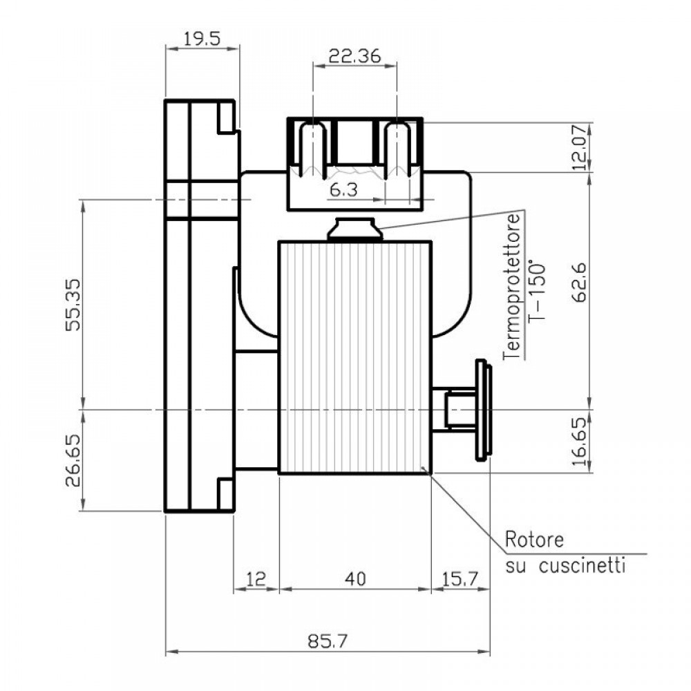 Üreges tengelyű pellet kályha hajtóműves motor Kenta K9117157, 5RPM pellet kályhához Cadel, Deville, Eurofiamma, Italflame, Karmek One, Puros, Qlima, Zibro, MG, Eurostek és mások | Pellet kályha hajtóműves motorok | Pellet kályha alkatrészek |