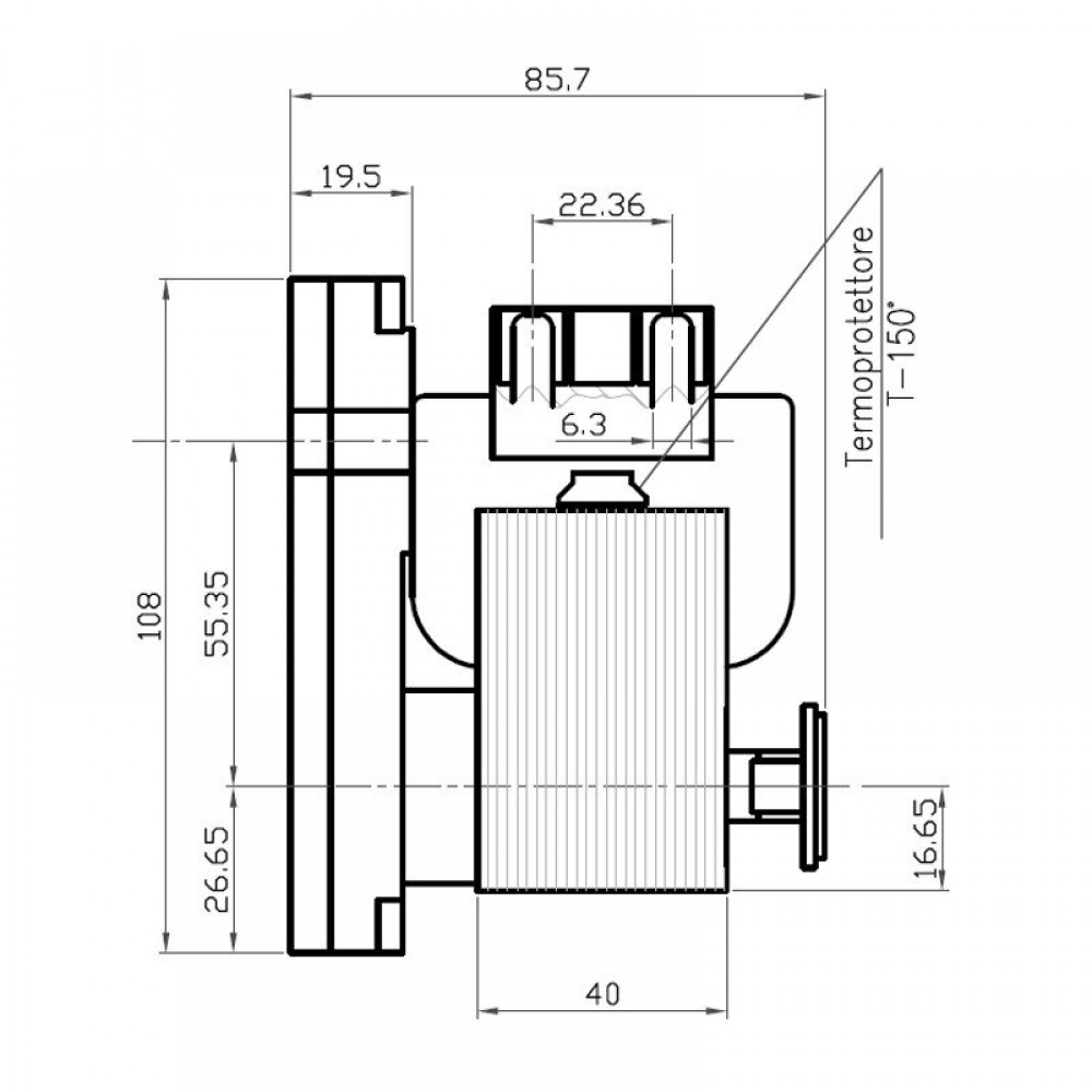 Üreges tengelyű pellet kályha hajtóműves motor Kenta K9117153, 5 ford./perc pelletkályhához Ambiente E Calore, Bestfire, Cadel, Deville, Karmek One, Puros, Qlima, Italiana Camini és mások | Pellet kályha hajtóműves motorok | Pellet kályha alkatrészek |