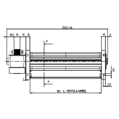  Tangenciális ventilátor Fergas pellet kályhákhoz Sideros, Ø45 mm, áramlás 92 m³/h - Termék összehasonlítása