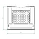 Öntöttvas pellet kályha égőedény, 118 x 99mm | Égéskamra | Pellet kályha alkatrészek |