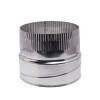 Adapter rugalmas égéstermék-elvezető csőhöz, rozsdamentes acél AISI 304, dugó, Ф200