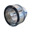 Egyfalú ikerfalú égéstermék-elvezető adapter, rozsdamentes acél AISI 304, Ф80-130 - Ф300-350
