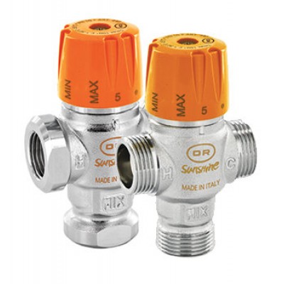 Adjustable thermostatic mixing valve, Solar model - Központi fűtés