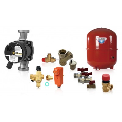 Hydraulic kit for closed type central heating system - Központi fűtés