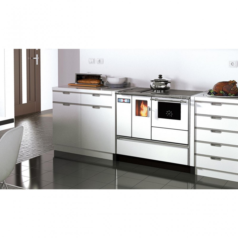 Pellet tűzhely Alfa Plam Alfa 90 Pelet Fehér, 8.18kW | Pellet tűzhelyek | Pellet |