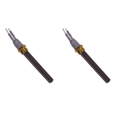 Kerámia pellet kályha gyújtó / ellenállás BURNiT, Deville és egyéb, teljes hossz 94mm, 300W - x2 - 