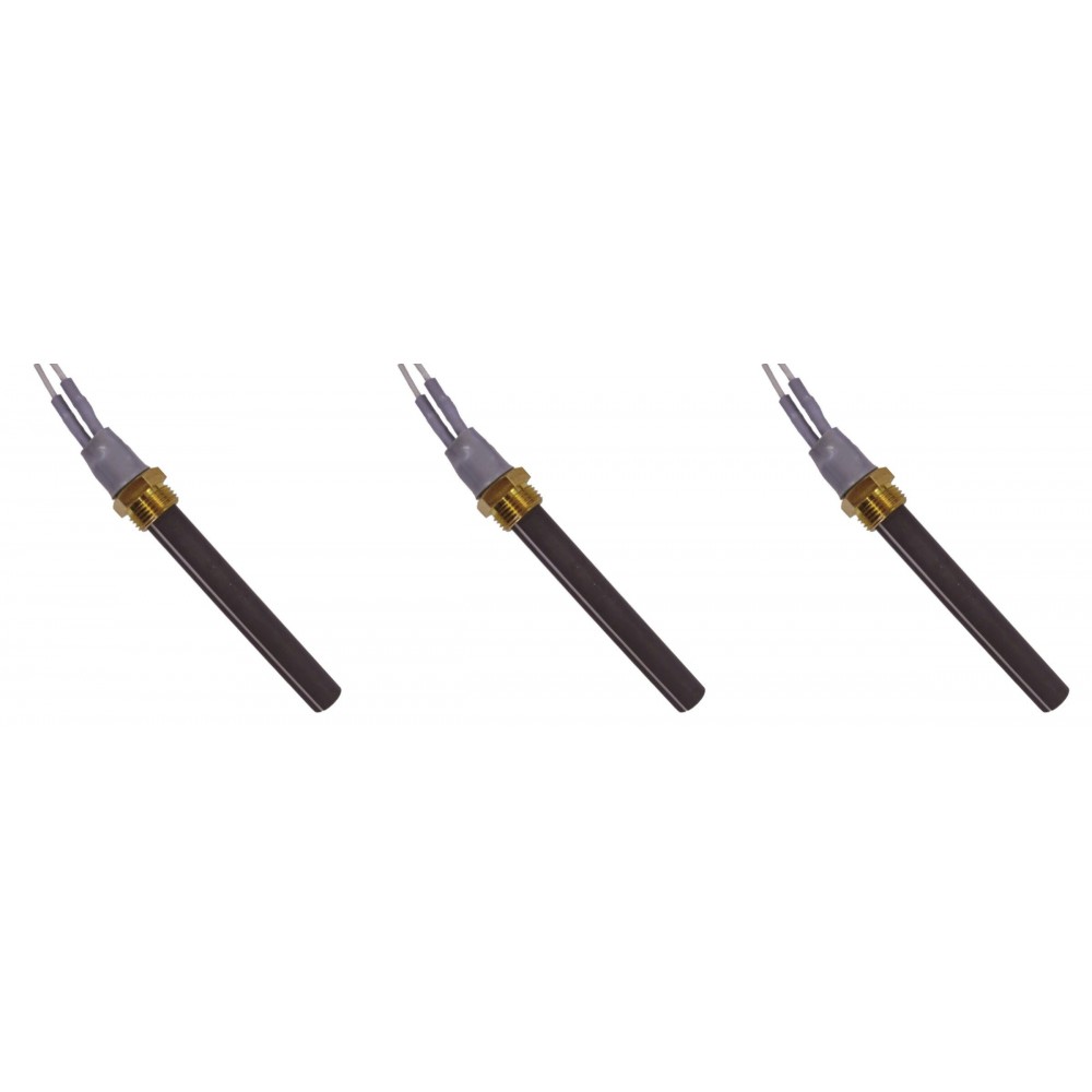Kerámia pellet kályha gyújtó / ellenállás BURNiT, Deville és egyéb, teljes hossz 94mm, 300W - x3 | Pellet kályha gyújtók / ellenállások | Pellet kályha alkatrészek |