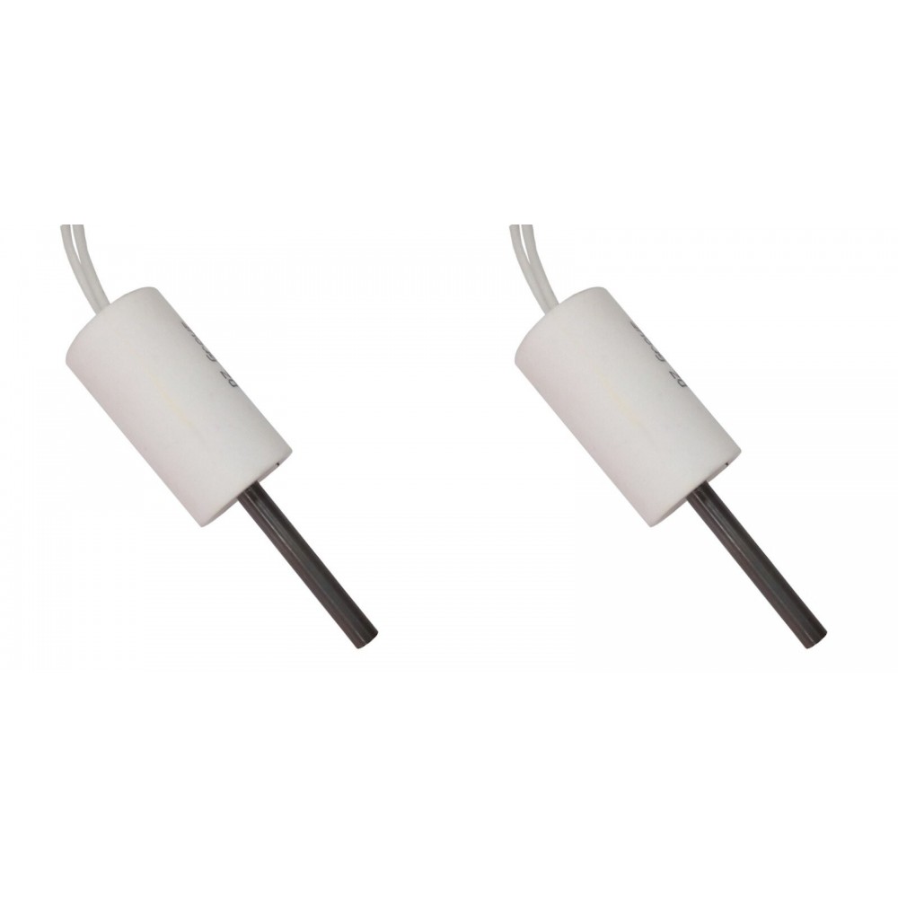 Kisfeszültségű pellet kályha gyújtó ellenállás számára ComfortBilt, Edilkamin, teljes hossz 66mm, 90 - 100W - 24 Volt AC - x2 | Pellet kályha gyújtók / ellenállások | Pellet kályha alkatrészek |