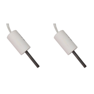 Kisfeszültségű pellet kályha gyújtó ellenállás számára ComfortBilt, Edilkamin, teljes hossz 66mm, 90 - 100W - 24 Volt AC - x2 - Termék összehasonlítása