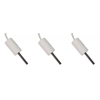 Kisfeszültségű pellet kályha gyújtó ellenállás számára ComfortBilt, Edilkamin, teljes hossz 66mm, 90 - 100W - 24 Volt AC - x3 - Termék összehasonlítása