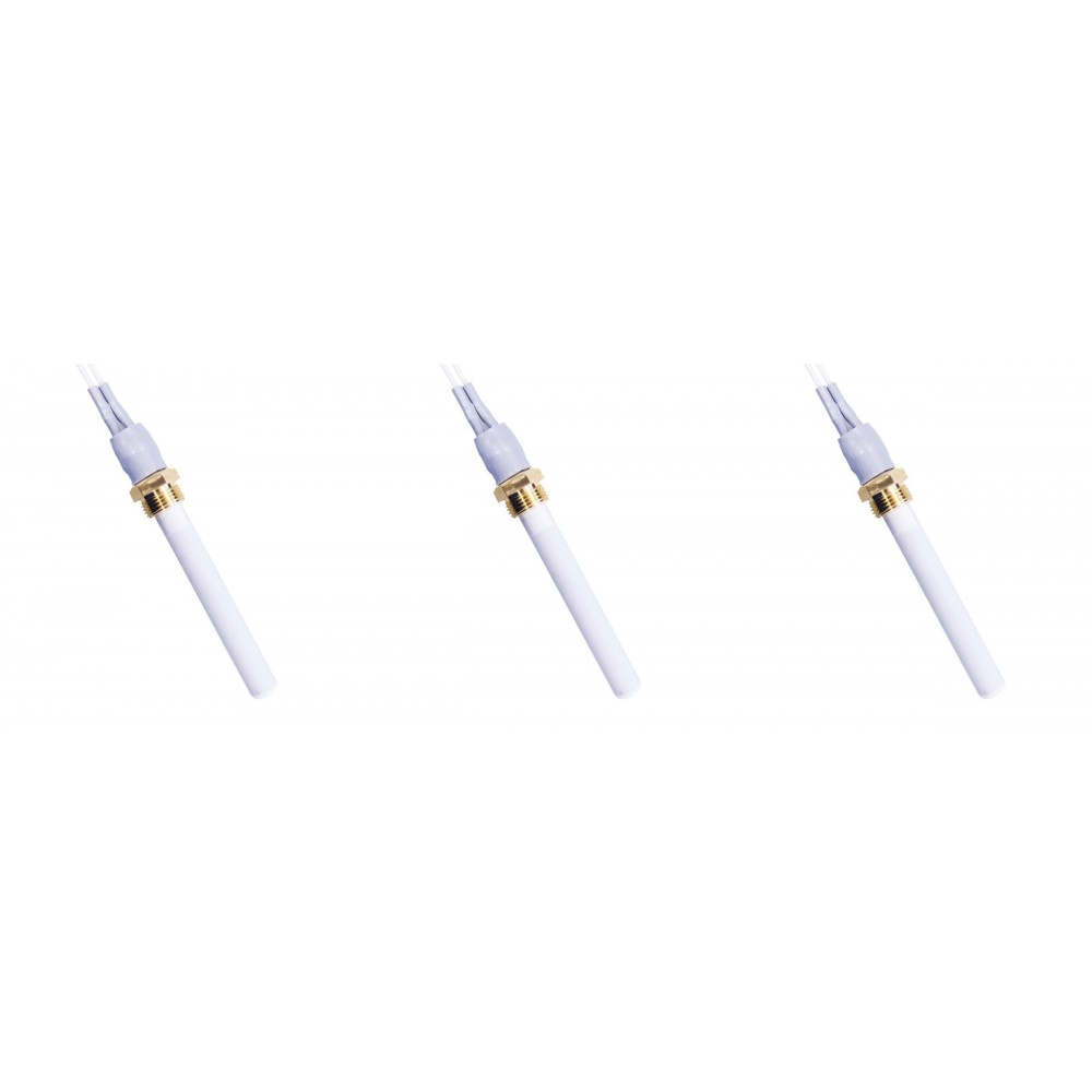 Kerámia pellet kályha gyújtó / ellenállás pellet kályhákhoz Eco Spar, BURNiT, Warmflow, Adler, AMG, Ecoteck és mások, teljes hossz 88mm, 250W - x3