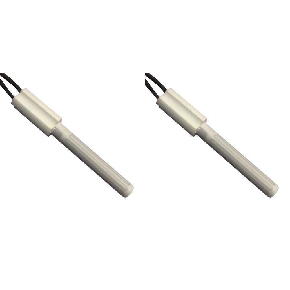 Kerámia pellet kályha gyújtó / ellenállás pellet kályhákhoz Eco Spar, BURNiT, Ashley, Adler, AMG, Piazzetta és mások, teljes hossza 102mm, 250W - x2