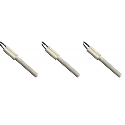 Kerámia pellet kályha gyújtó / ellenállás pellet kályhákhoz Eco Spar, BURNiT, Ashley, Adler, AMG, Piazzetta és mások, teljes hossza 102mm, 250W - x3 - 