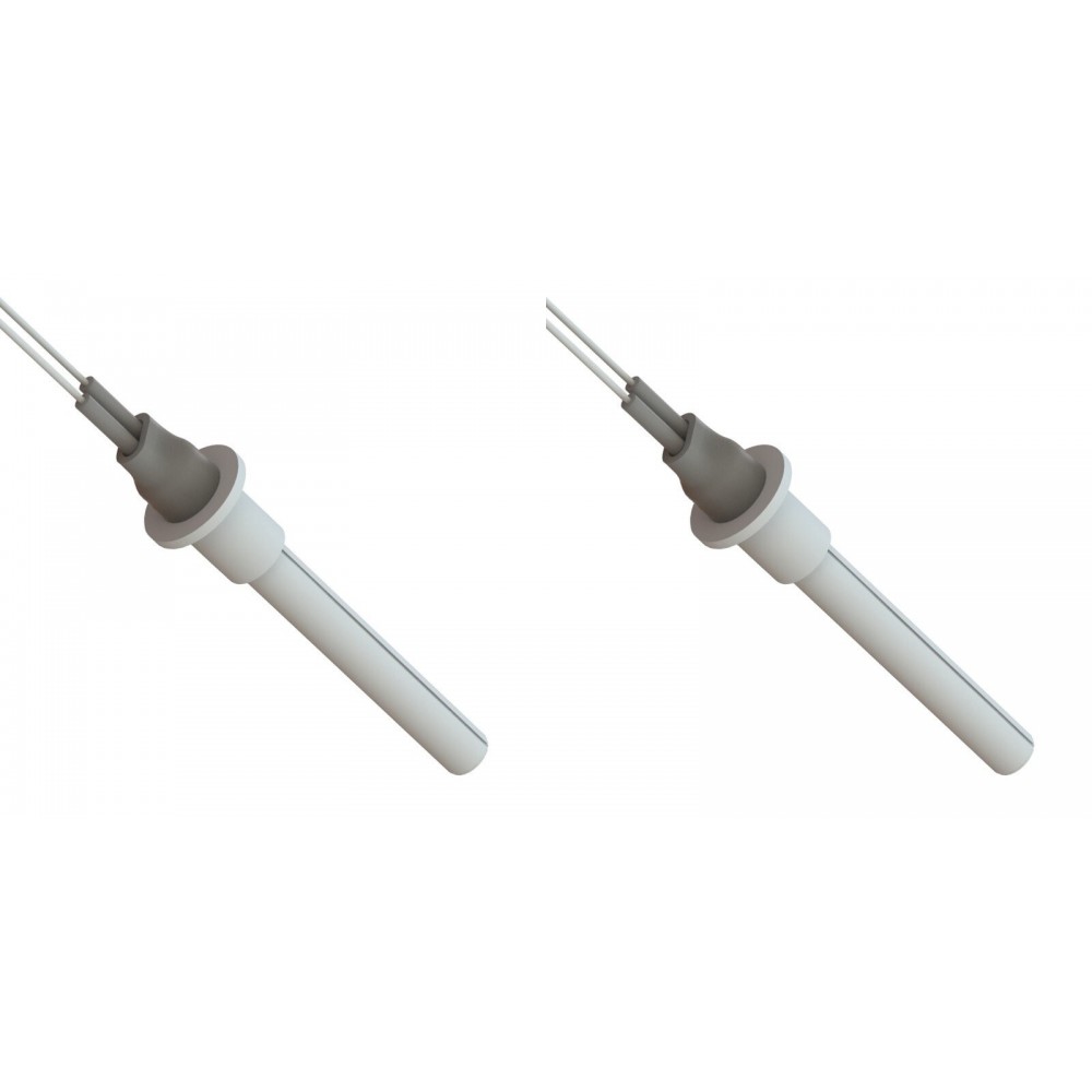 Kerámia pellet kályha gyújtó / ellenállás ETA, Grant Spira, ComfortBilt és mások, teljes hossz 107mm, 260W - x2