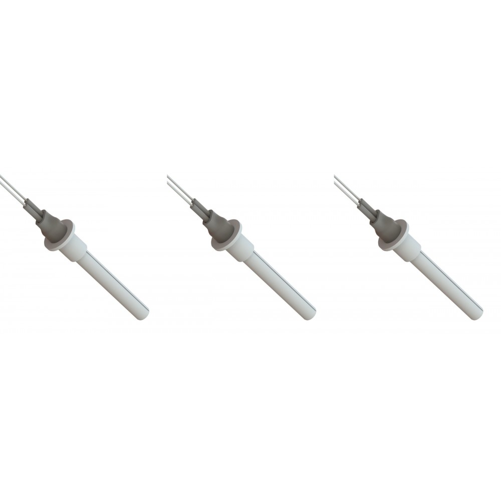 Kerámia pellet kályha gyújtó / ellenállás ETA, Grant Spira, ComfortBilt és mások, teljes hossz 107mm, 260W - x3 | Pellet kályha gyújtók / ellenállások | Pellet kályha alkatrészek |