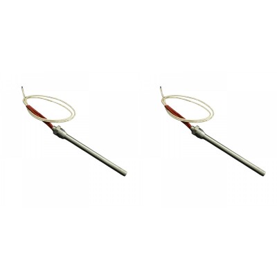 Kályha gyújtók / ellenállások pellet kandallókhoz Klover, Avalon, Lopi, Vogelzang és más márkákhoz, teljes hossza 163 mm, 250W. - x2 - Pellet kályha alkatrészek